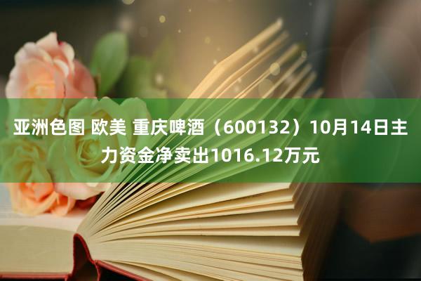 亚洲色图 欧美 重庆啤酒（600132）10月14日主力资金净卖出1016.12万元