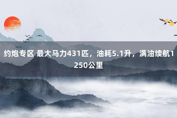 约炮专区 最大马力431匹，油耗5.1升，满油续航1250公里