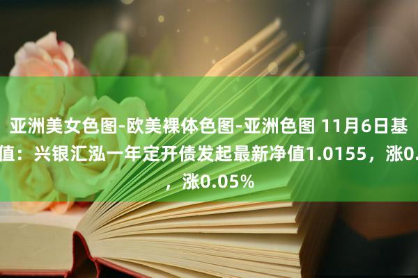 亚洲美女色图-欧美裸体色图-亚洲色图 11月6日基金净值：兴银汇泓一年定开债发起最新净值1.0155，涨0.05%